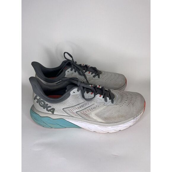 Hoka One One Arahi 5 Shoes Sneakers Men Size 10.5D Gray Synthetic - Picture 5 of 15